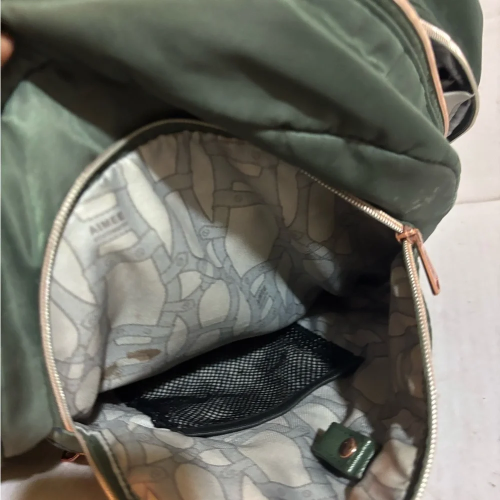 Aimee Kestenberg green nylon backpack - Picture 11 of 11